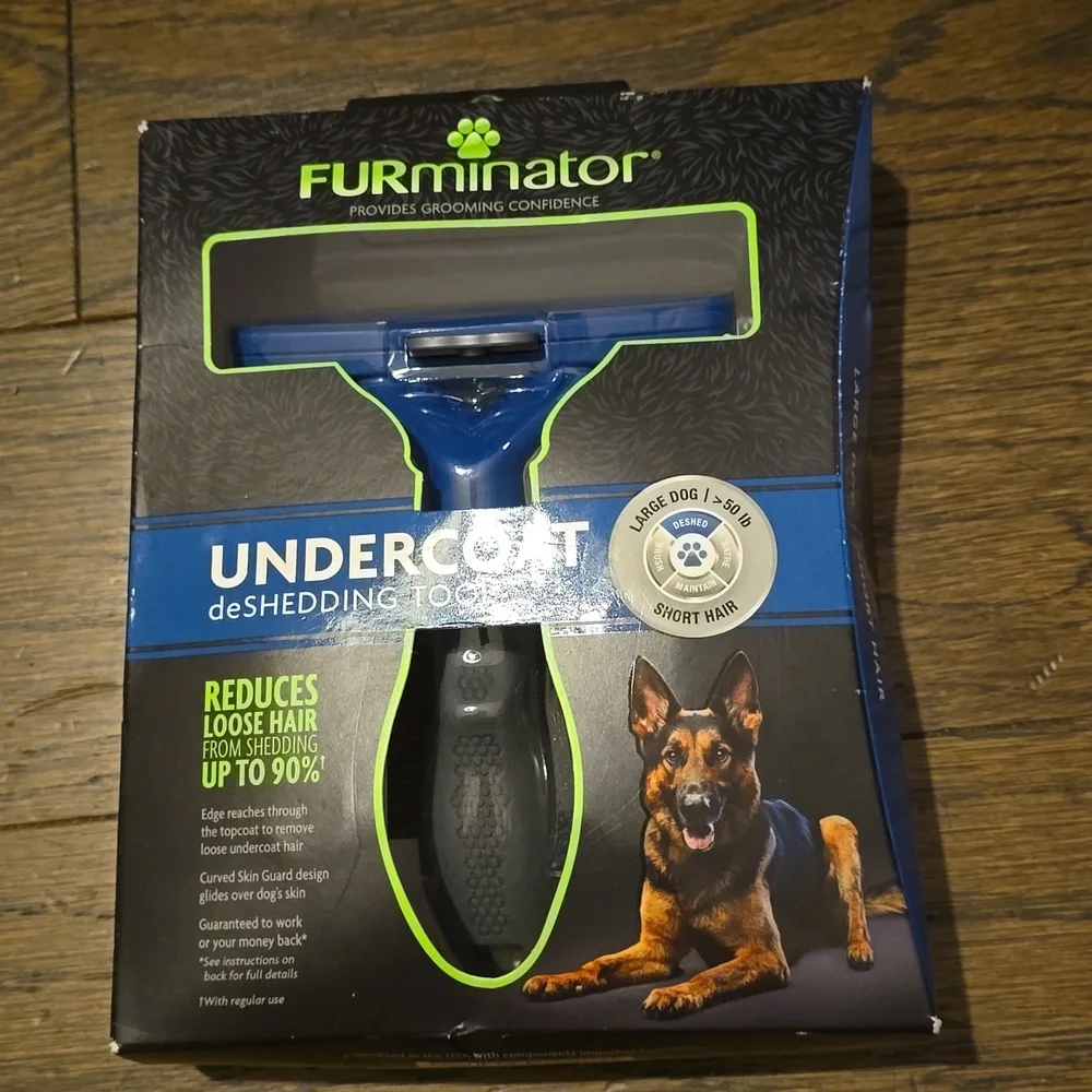 🐕BUY 2 GET 1 FREE Furminator Short Hair Deshedding Tool For Dogs (Large)